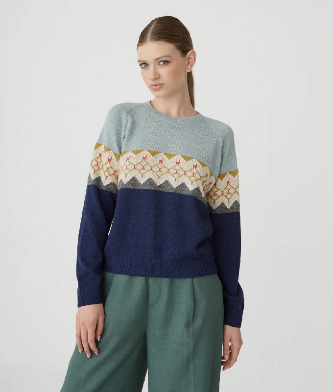 Intarsia Pullover Anti-pilling sweaters