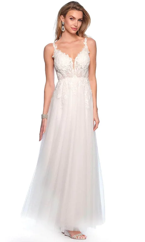 Dave & Johnny Bridal 11946 - Lace Embellished Bridal Gown Embroidered Wedding Dress