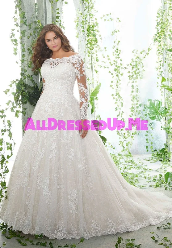 Julietta - Patience - 3258 - Cheron's Bridal, Wedding Gown Ruffled Wedding Dress