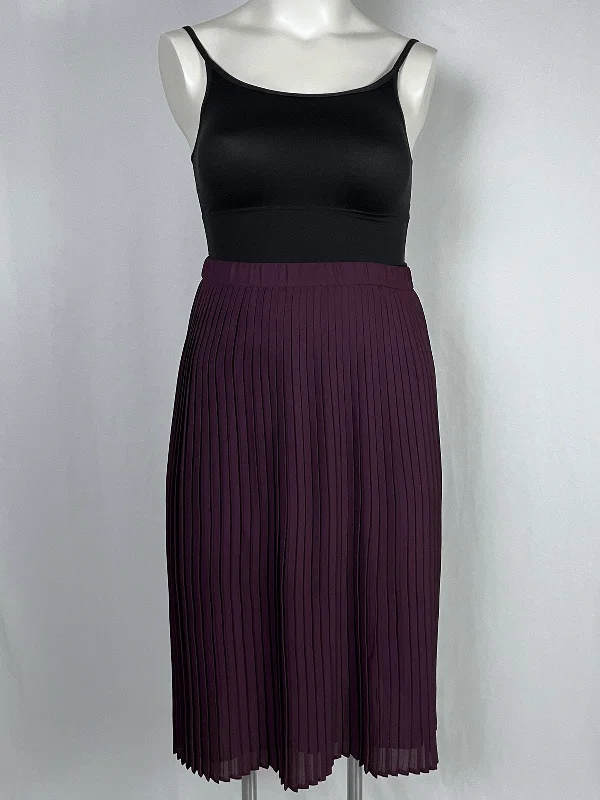 Eileen Fisher Size 14 Plum Pleated Skirt Wedding guest unclassified skirts