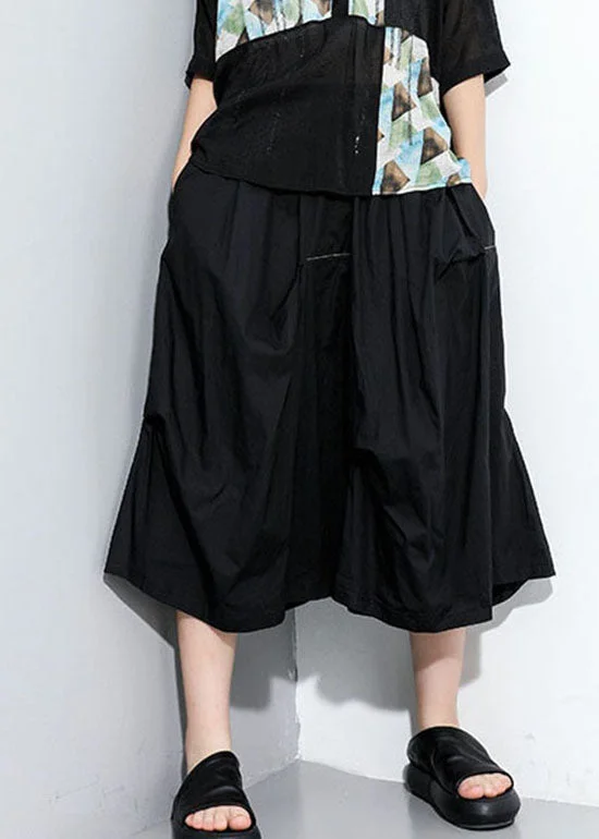 Plus Size Asymmetrical Patchwork A line Skirts Spring Wrap unclassified skirts