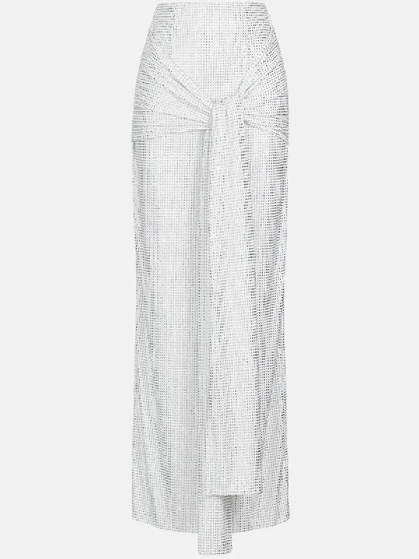 Tamara Skirt in Silver Cotton unclassified skirts