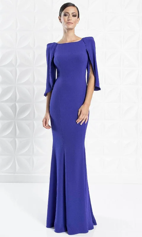 Alexander By Daymor - Bateau Seam Sculpted Evening Gown 1259 Best party dresses for curvy figures