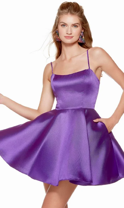 Alyce Paris 3142 - Sleeveless A-line Cocktail Dress Best party dresses for date night