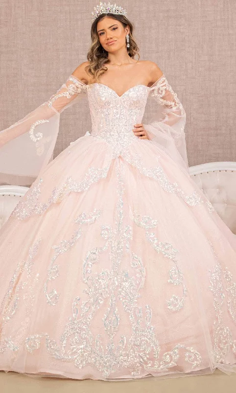 Elizabeth K GL3109 - Bell Sleeve Quinceanera Ballgown A-line party dresses