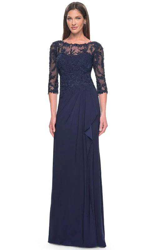 La Femme 30385 - Illusion Bateau Evening Dress Women's party dresses