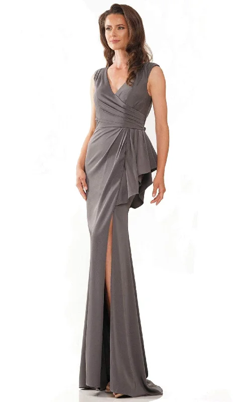 Marsoni by Colors MV1227 - Ruffle Accent Evening Dress Edgy party dresses