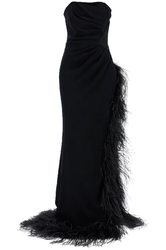 Long Mermaid Cady Dress  - Black Corset maxi dresses