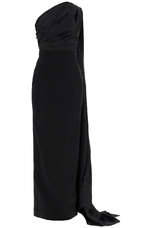 Long Yeva Dress  - Black Flattering maxi dresses for all body types