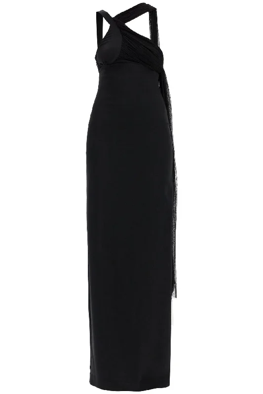 Long One-shoulder  - Black Luxury maxi dresses