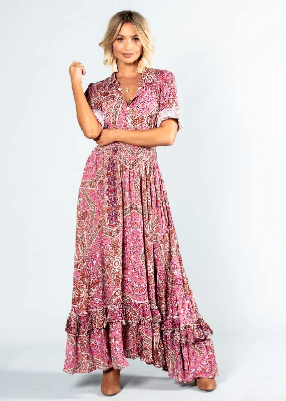 Troye Maxi Dress - Hibiscus Red carpet maxi dresses