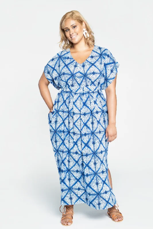 Charlie Caftan Pattern Minimalist floral dresses