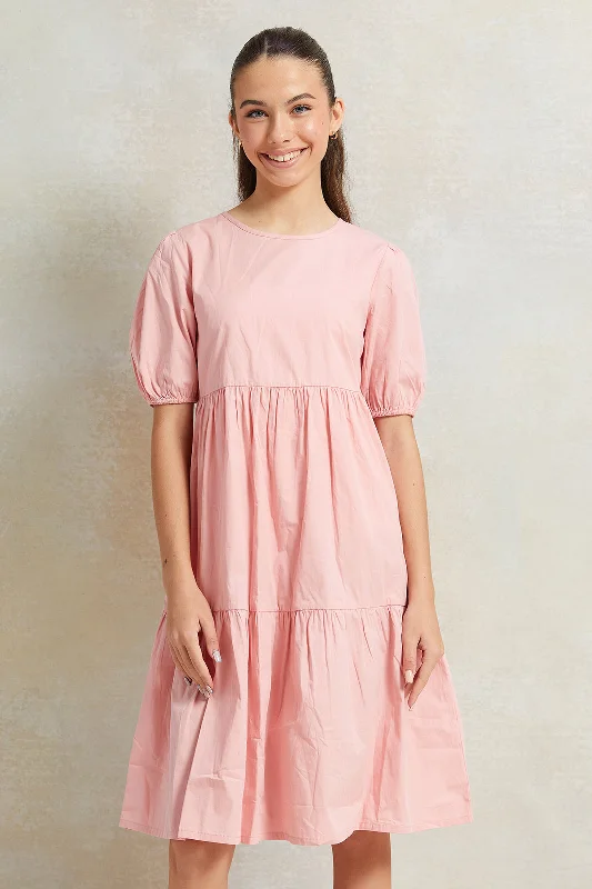 Senior Girls Pink  Dress Long unclassified dresses