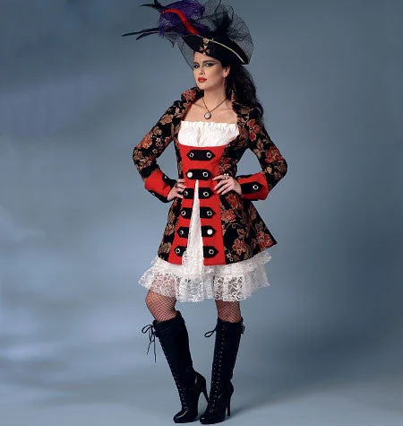 Butterick 6114 Women's Pirate Costume Pattern Festival unclassified dresses