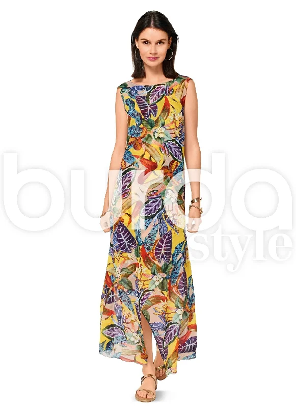 Burda Style Pattern BD6498 Misses’ Two Layered Dress Holiday unclassified dresses