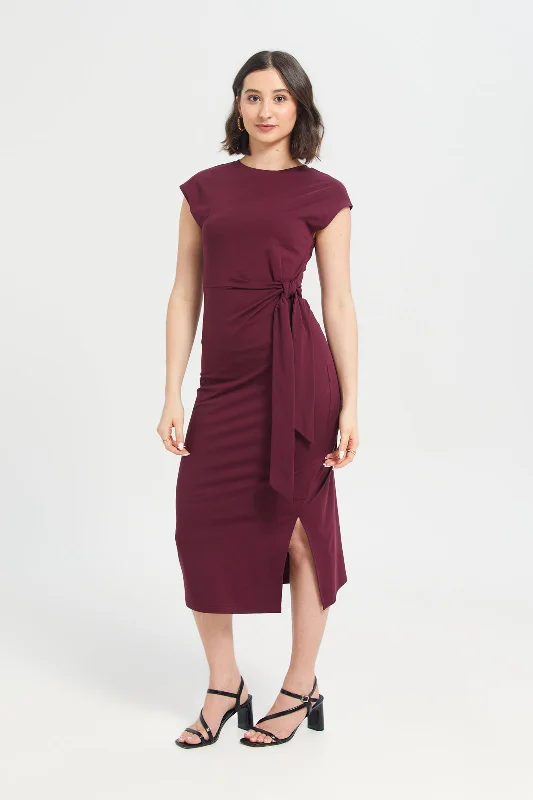 Tie Jersey Shift Dress Discounted unclassified dresses