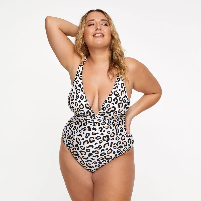 Gwen One Piece - Safari Leopard Breathable unclassified dresses