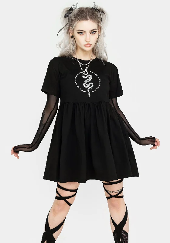 Hermetica Jersey Skater Dress Cotton unclassified dresses