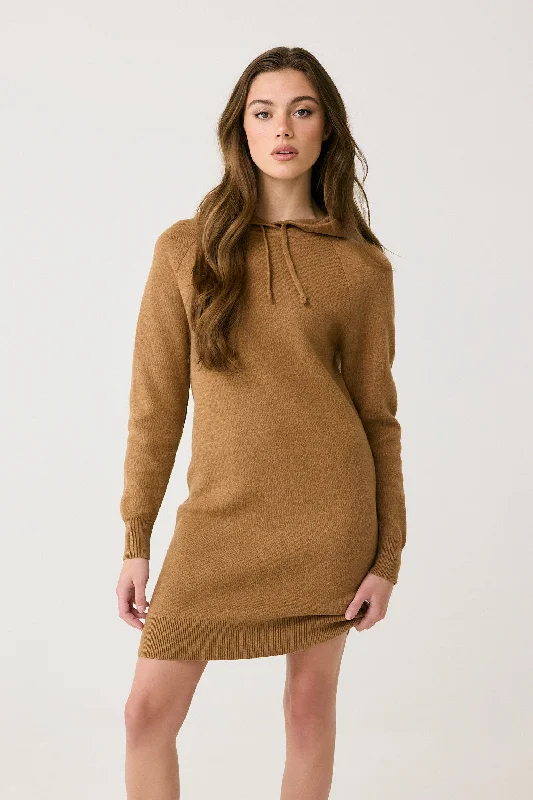 WILLOW DRESS CARAMEL Wrap unclassified dresses