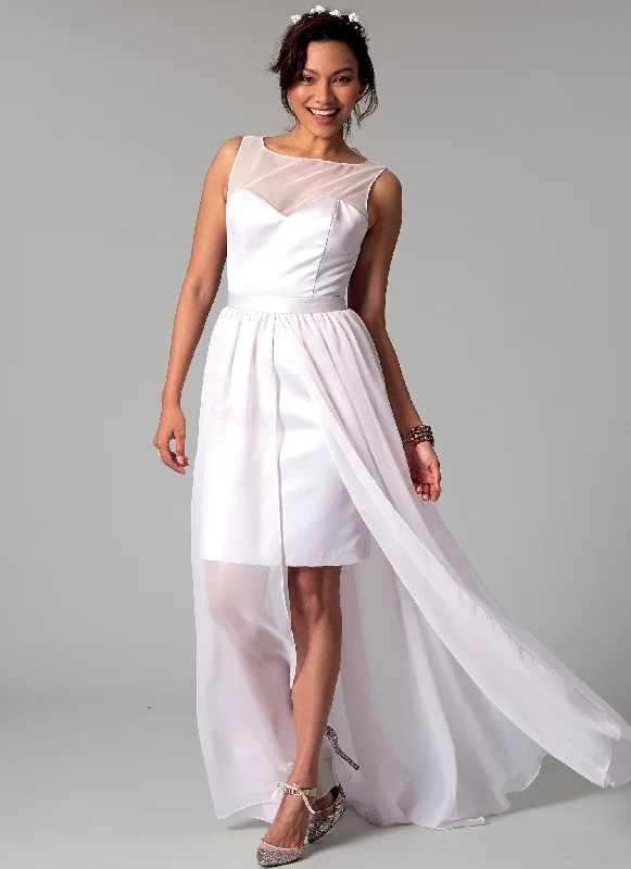 M7507 Misses' Mix-and-Match Sweetheart Bridal Dresses Flowy unclassified dresses