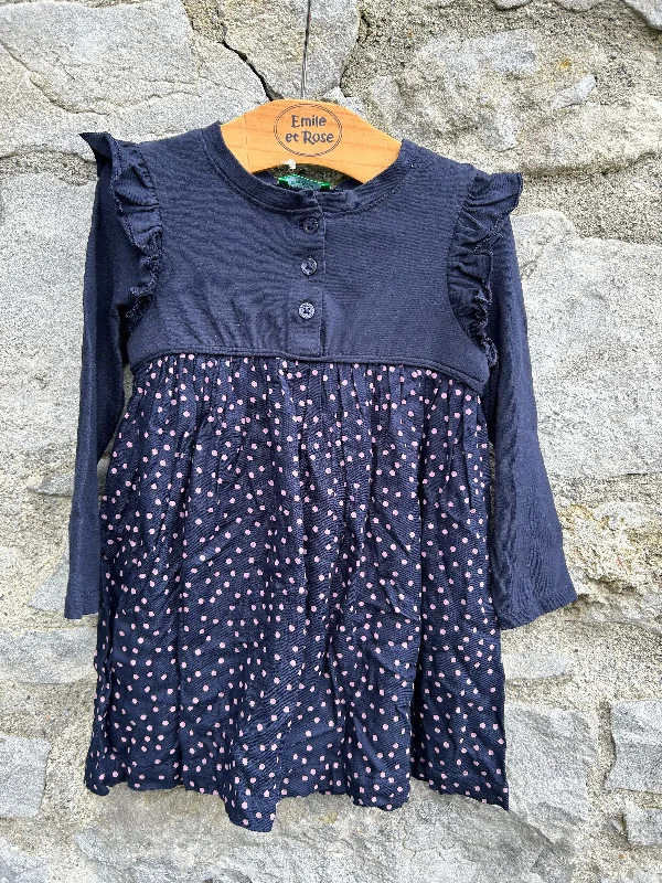 Navy dress  12m (80cm) Long sleeve unclassified dresses