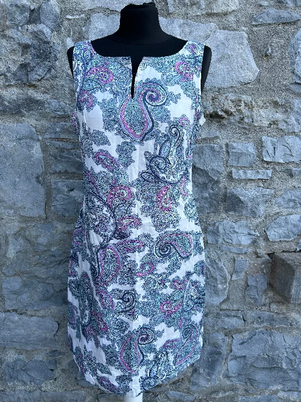 Paisley white dress uk 10 Festival unclassified dresses