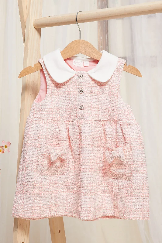 Infant Girls Pink Embellished Dress Anniversary unclassified dresses