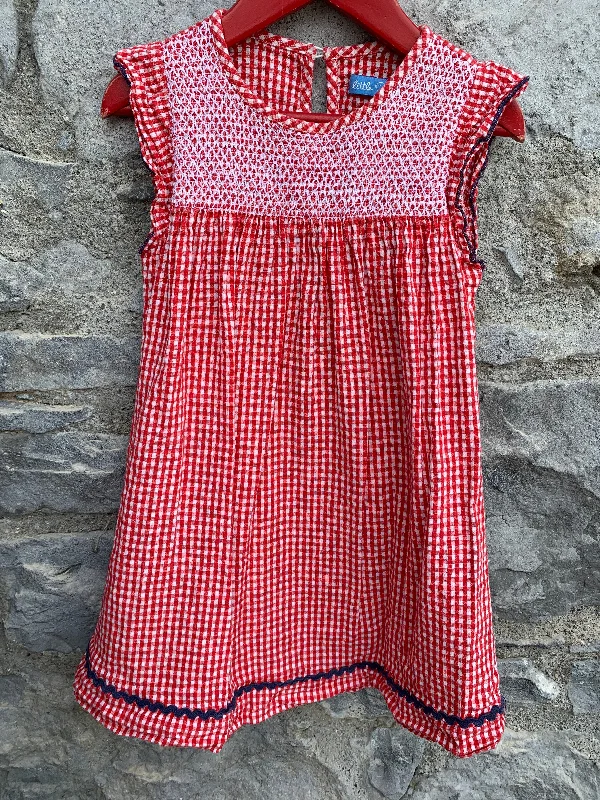 Red gingham dress    3-4y (98-104cm) Office unclassified dresses