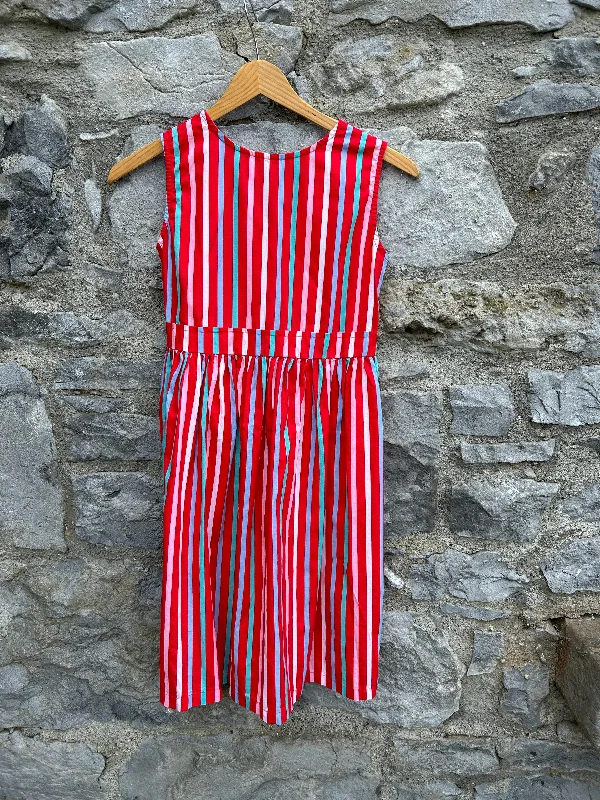 Red stripy dress  11-12y (146-152cm) Flowy unclassified dresses