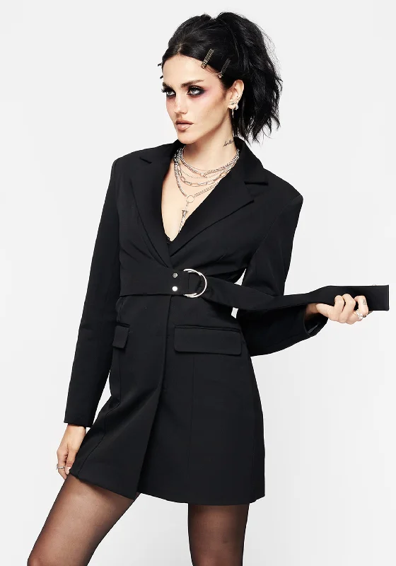 Ruthless Wrap Tailored Blazer Dress Everyday wear unclassified dresses