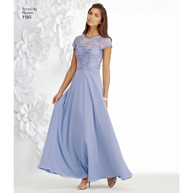 Simplicity Pattern 1195 Misses Special Occasion Date night unclassified dresses