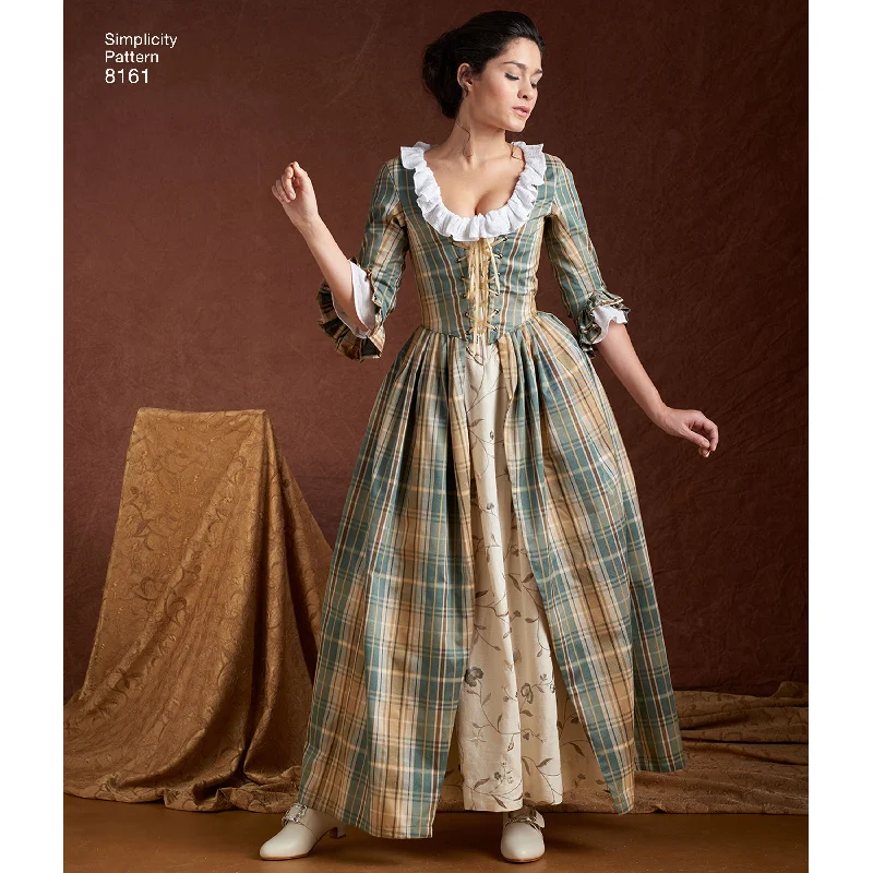 Simplicity Pattern 8161 18th century highland costumes Vacation unclassified dresses