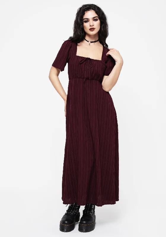 Sarcophagi Ruched Front Midaxi Dress Holiday unclassified dresses