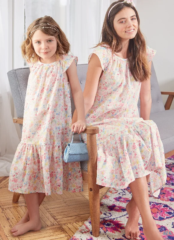 McCall's 8216 Misses' and Children's Dresses sewing pattern A-line unclassified dresses