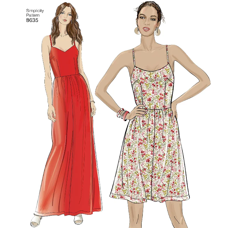 Simplicity Pattern 8635 dress, jumpsuit or romper Halter unclassified dresses