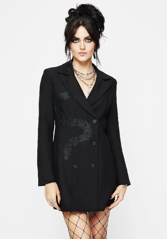 Slither Embroidered Blazer Dress Everyday wear unclassified dresses