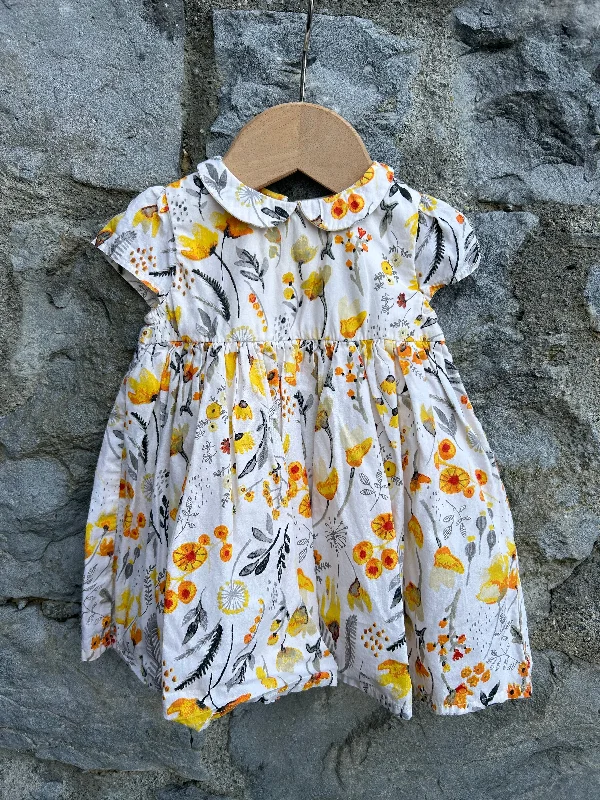 Yellow&orange flowers dress  3-6m (62-68cm) Women's unclassified dresses